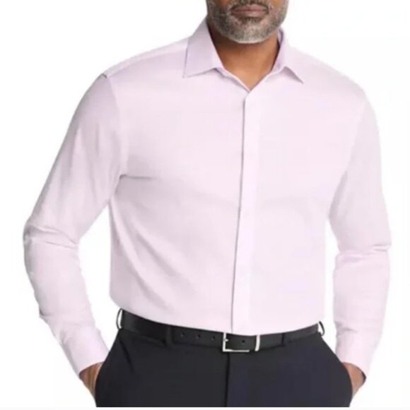 CALVIN KLEIN PINK DRESS SHIRT 14.5 - Picture 1 of 11